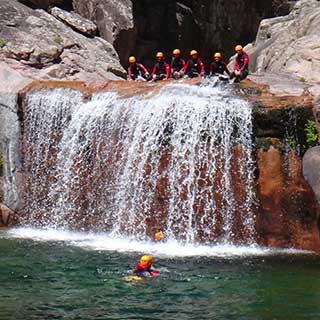 Canyoning a vacca
